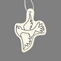 Paper Air Freshener Tag W/ Tab - Bird Flying